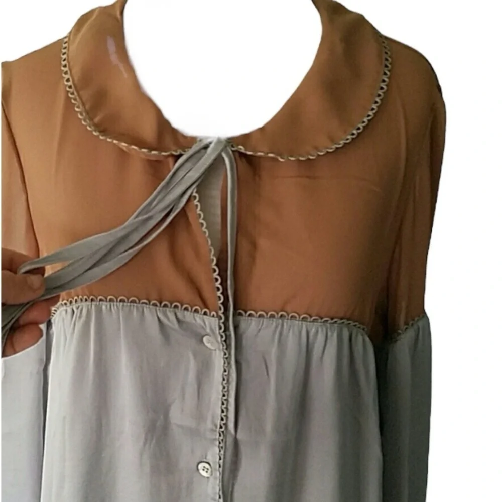 For Love & Lemons Skivvies Soliana Sleep Shirt Dress Women’s Small Lounge *Flaw - Picture 12 of 16